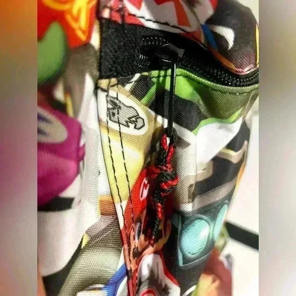 Super Mario Bros 3D All-Over Print Large Backpack - Picture 3 of 5